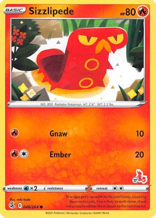 Sizzlipede 046/264 Battle Academy 2022 - Promo