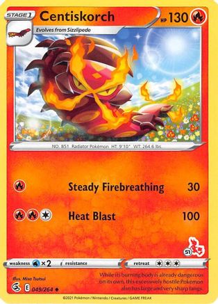 Centiskorch 049/264 Battle Academy 2022 - Promo