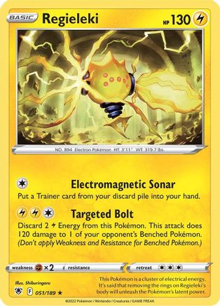 Regieleki 051/189 SWSH10 Astral Radiance - Rare