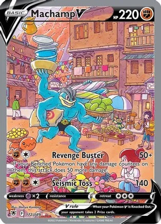 Machamp V - 172/189 - Alternate Art Ultra Rare