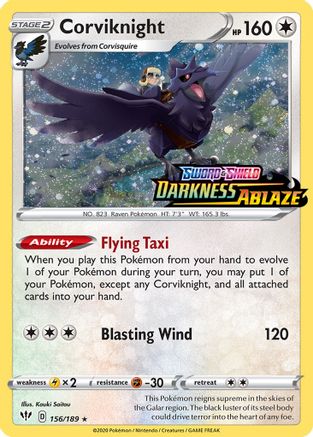 Corviknight 156/189 - Holofoil Miscellaneous Cards & Products - Promo