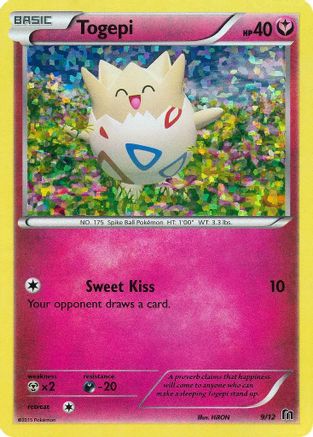 Togepi 009/12 - Holofoil McDonalds Promos 2016 - Promo