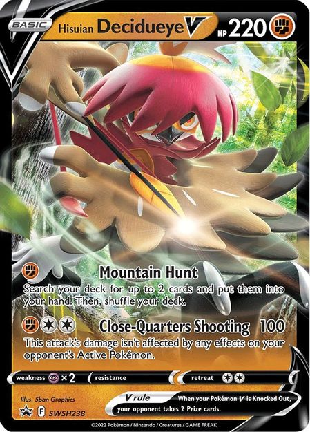 Hisuian Decidueye V - SWSH238 - SWSH Promos