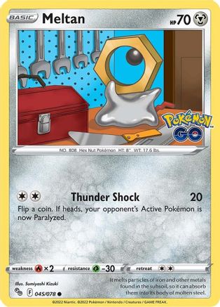Meltan 045/078 Pokemon GO - Common