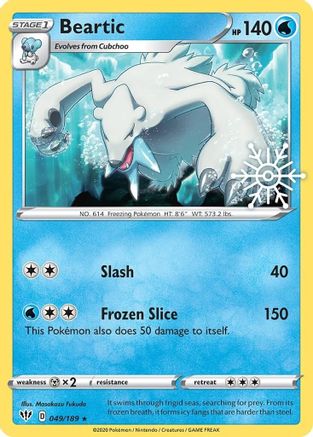 Beartic 049/189 - Holofoil Miscellaneous Cards & Products - Promo