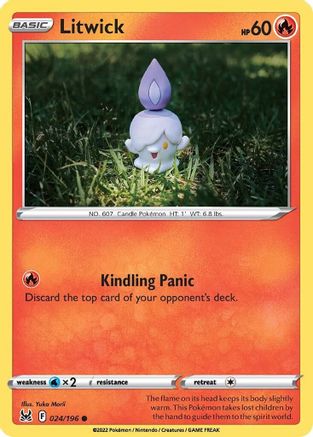 Litwick 024/196 SWSH11 Lost Origin - Common