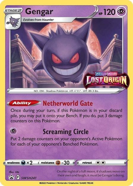 Gengar (Prerelease) - SWSH241 - SWSH Promos