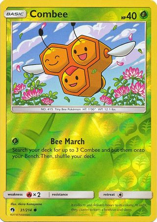 Combee - 31/214 - Common - Reverse Holofoil