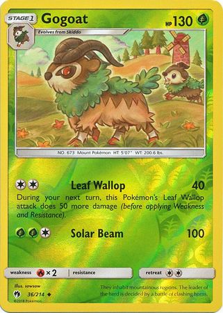 Gogoat - 36/214 - Uncommon - Reverse Holofoil