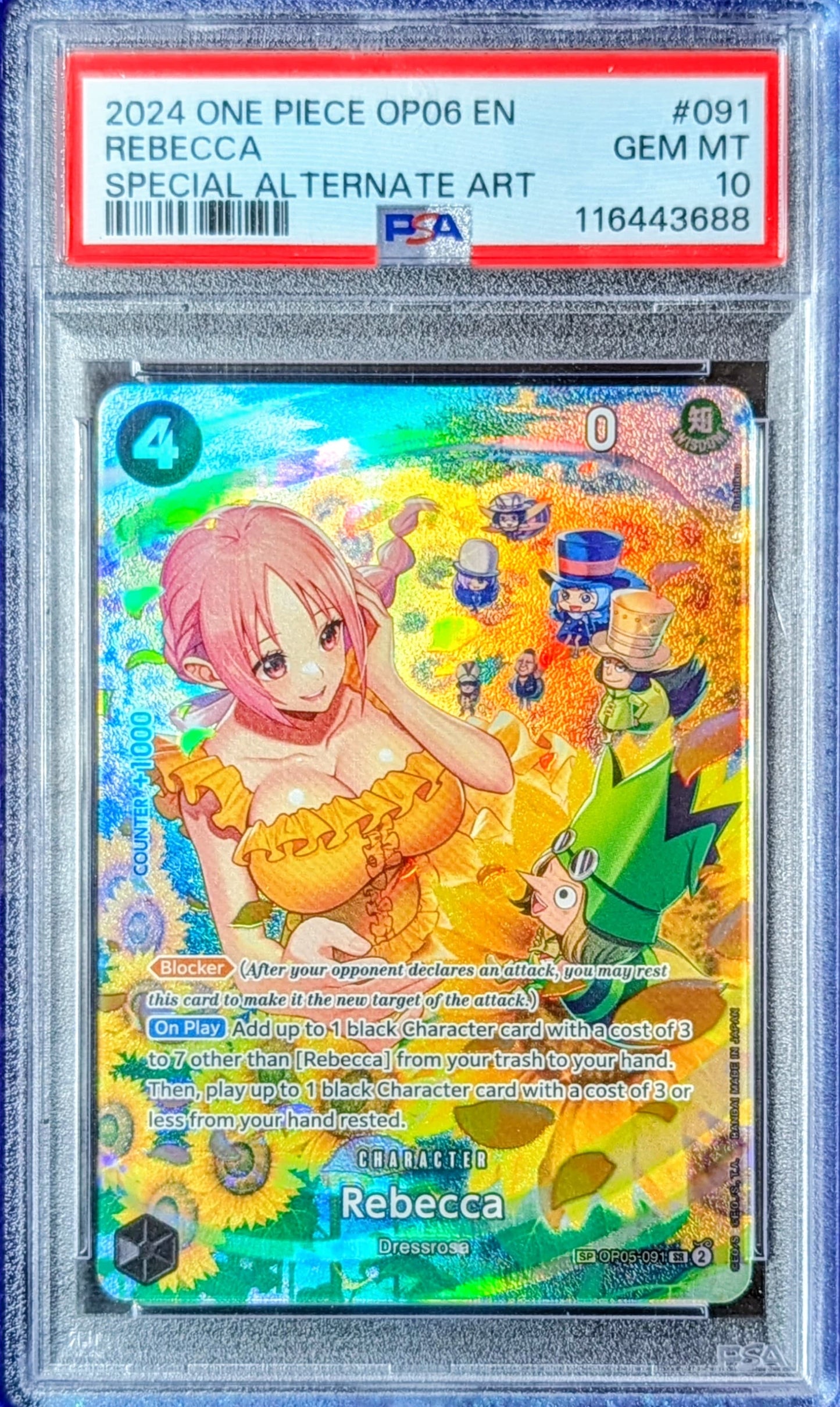 PSA 10 - Rebecca - OP05-091 (SP)