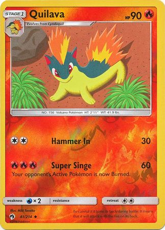 Quilava - 41/214 - Uncommon - Reverse Holofoil