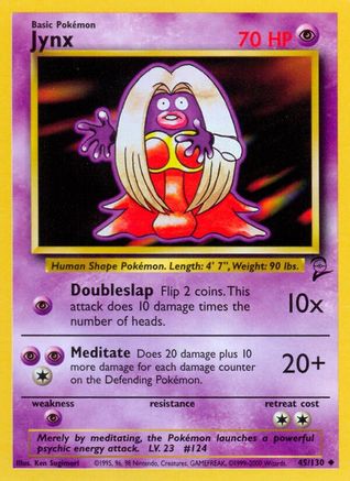 Jynx 045/130 Base Set 2 - Uncommon