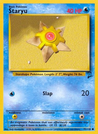 Staryu 095/130 Base Set 2 - Common