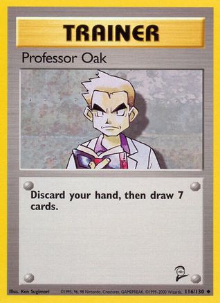 Professor Oak 116/130 Base Set 2 - Uncommon