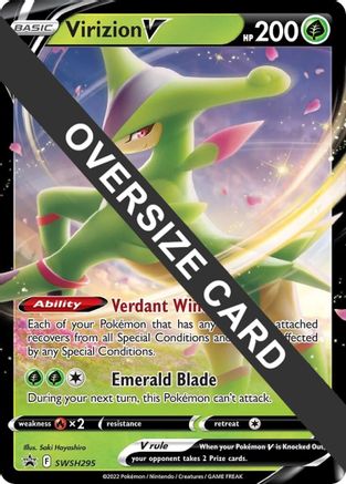 Virizion V SWSH295 - Holofoil Jumbo Cards - Promo