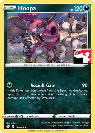 Hoopa 111 Prize Pack Series Cards - Rare