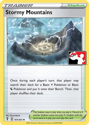Stormy Mountains 161/203 - Holofoil Prize Pack Series Cards - Uncommon