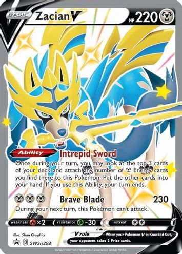 Zacian V (Shiny) - SWSH292 - SWSH Promos