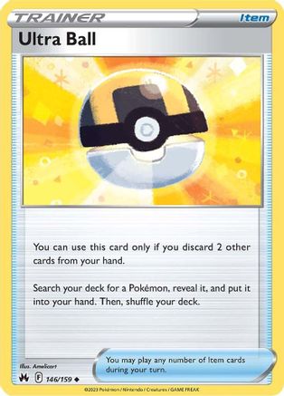 Ultra Ball 146/159 Crown Zenith - Uncommon