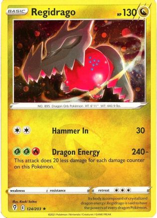 Regidrago 124/203 - Holofoil Miscellaneous Cards & Products - SWSH Holo Rare