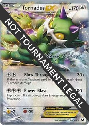 Tornadus EX - 2012 (Zachary Bokhari) 108 World Championship Decks - Ultra Rare