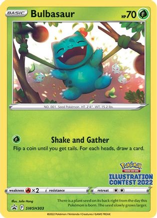 Bulbasaur (Illustration Contest 2022) - SWSH303 - SWSH Promos