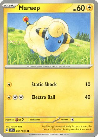 Mareep 066/198 SV01 Scarlet & Violet Base Set - Common