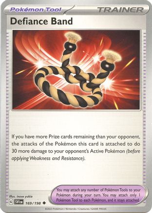 Defiance Band 169/198 - Reverse Holofoil SV01 Scarlet & Violet Base Set - Uncommon