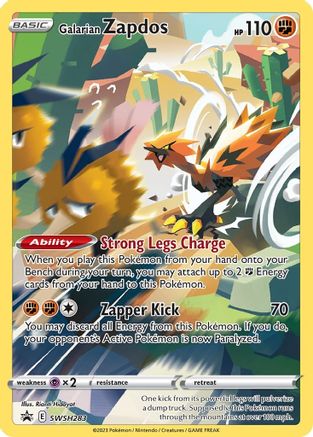 Galarian Zapdos - SWSH283 - SWSH Promos