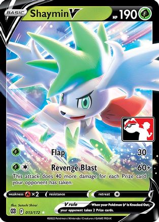 Shaymin V 013 - Holofoil Prize Pack Series Cards - Ultra Rare