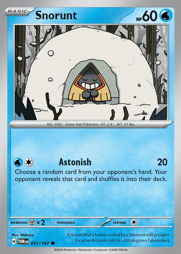 Snorunt - 051/167 - Common - Reverse Holo