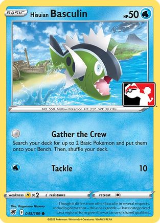 Hisuian Basculin 043 - Holofoil Prize Pack Series Cards - Common