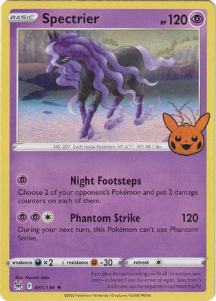 Spectrier 081/196 - Holofoil Trick or Trade BOOster Bundle 2023 - Holo Rare