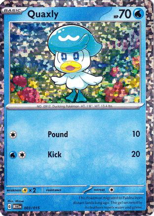 Quaxly 003/015 - Holofoil McDonalds Promos 2023 - Promo
