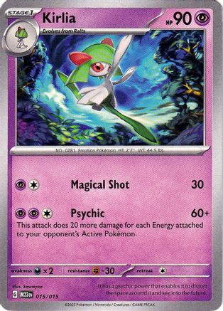 Kirlia 015/015 McDonalds Promos 2023 - Promo