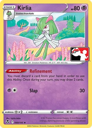 Kirlia 068/195 - Holofoil Prize Pack Series Cards - Uncommon