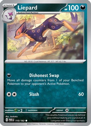 Liepard 115/182 SV04 Paradox Rift - Common