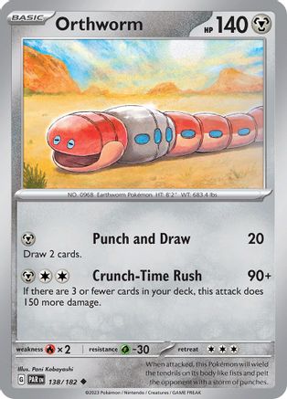 Orthworm 138/182 SV04 Paradox Rift - Uncommon