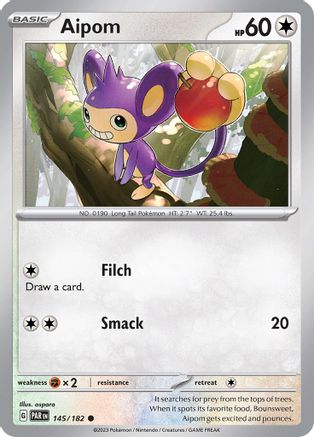 Aipom 145/182 SV04 Paradox Rift - Common