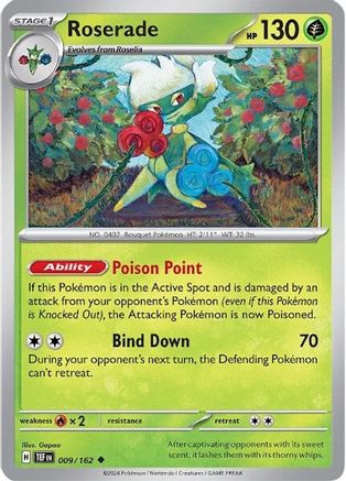 Roserade 009/162 SV05 Temporal Forces - Uncommon