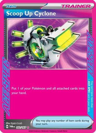 Scoop Up Cyclone 162/167 - Holofoil SV06 Twilight Masquerade - ACE SPEC Rare