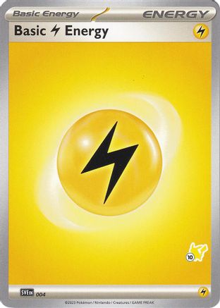 Basic Lightning Energy - Pikachu 10 004 Battle Academy 2024 - Common