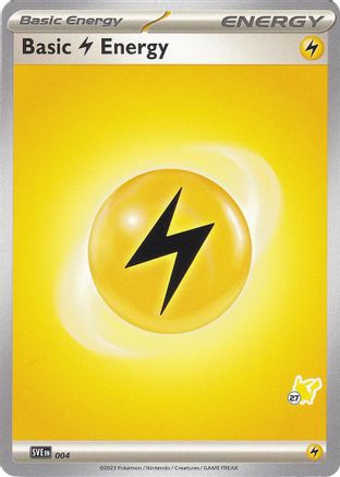 Basic Lightning Energy - Pikachu 27 004 Battle Academy 2024 - Common