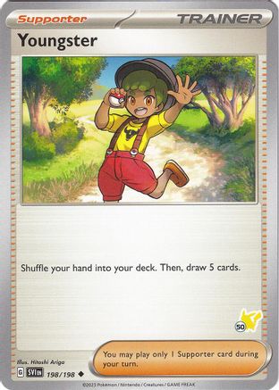 Youngster - Pikachu 50 198 Battle Academy 2024 - Uncommon
