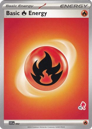 Basic Fire Energy - Armarouge 16 002 Battle Academy 2024 - Unconfirmed