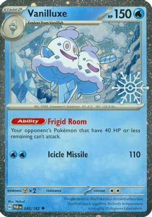 Vanilluxe (Holiday Calendar) 045/182 - Holofoil Miscellaneous Cards & Products - Uncommon