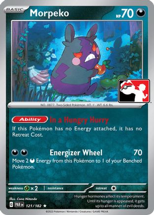 Morpeko 121/182 - Holofoil Prize Pack Series Cards - Rare