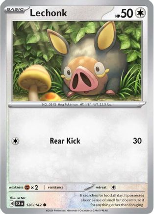 Lechonk 126/142 SV07 Stellar Crown - Common