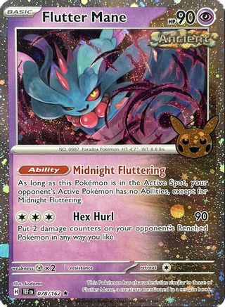 Flutter Mane (Cosmos Holo) 078/162 - Holofoil Trick or Trade BOOster Bundle 2024 - Holo Rare