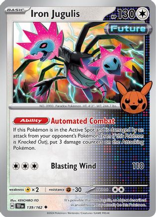 Iron Jugulis 139/162 Trick or Trade BOOster Bundle 2024 - Uncommon